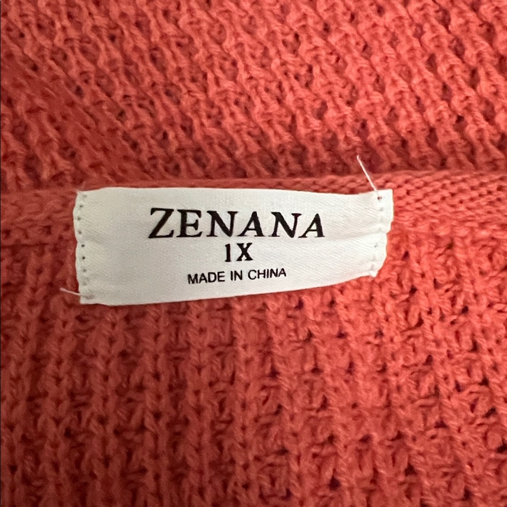 NWOT Zenana Outfitters Open Front Cardigan - Picture 3 of 5